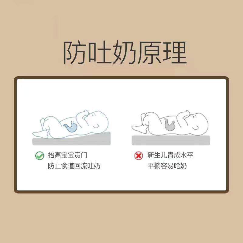 枕斜坡垫婴儿防缓吐奶枕新生宝宝解奶防吐bA0hqfQj侧滑头宝宝舒适