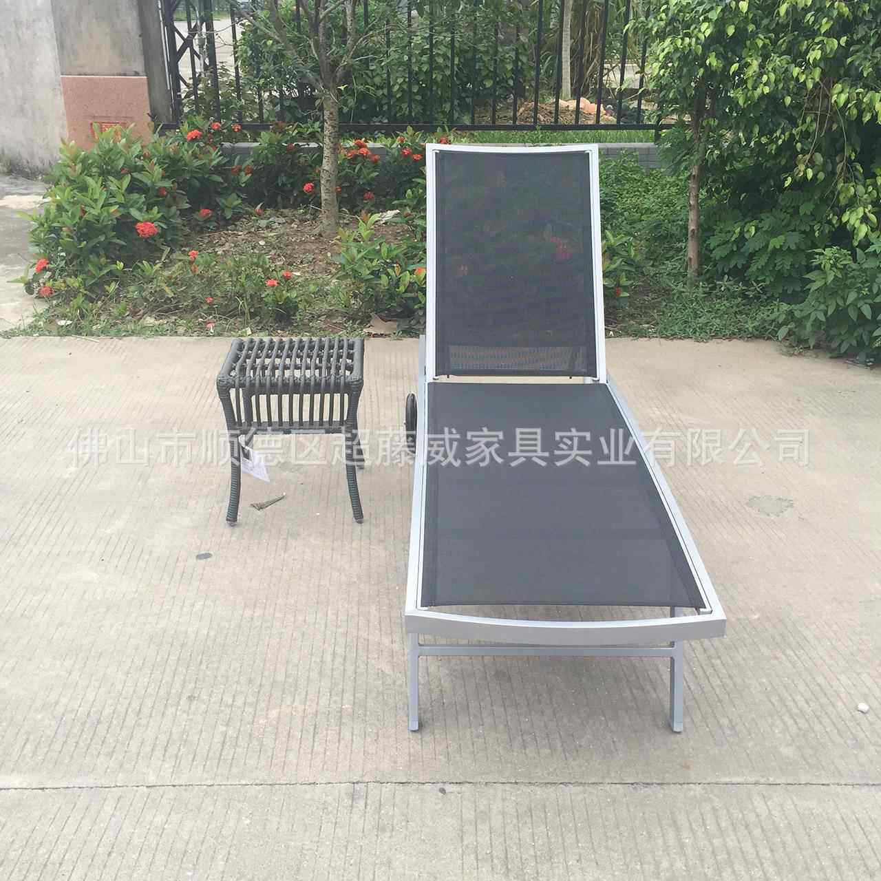 网户外躺庭院休闲午休椅躺床CF1523H泳池阳躺台花园户外家具特斯