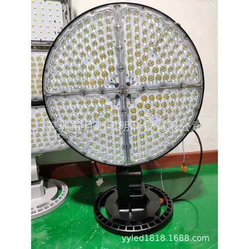 压铸铝户外圆形球场灯600W套件体育馆照明LED圆形500w投光灯外壳