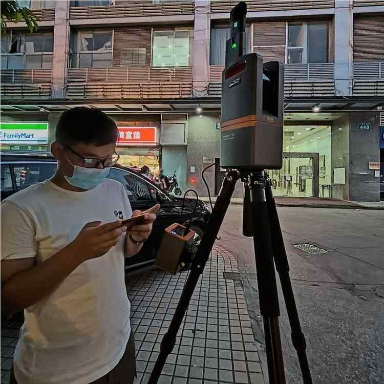 s象印EayScanT10T10架手持旋转三激光扫描仪维双模式站测量点云拼