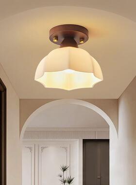 中古风过道灯走廊灯复法式古玄关吸厅木顶灯简约OSU阳台原入户门