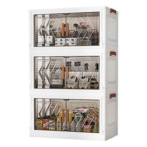 厨房碗柜碗碟冰箱旁置物架双开门厨具收纳架多层可移动夹缝健之章