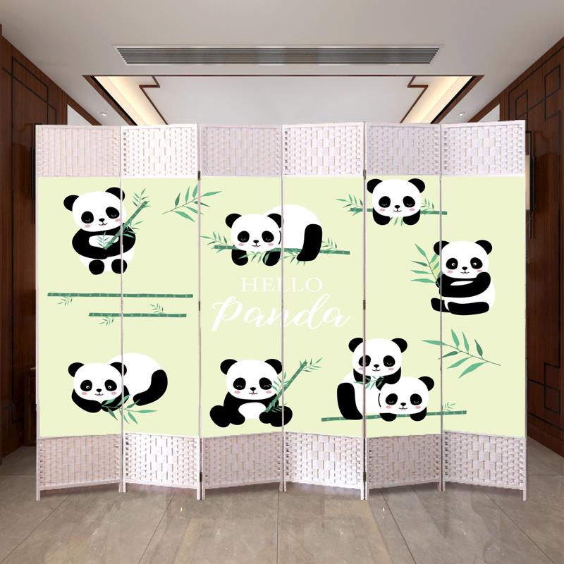新款简易屏风隔断客厅卧室可折叠移动推拉挡床板入户玄关遮挡家用