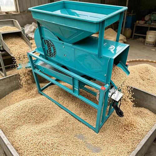 小麦油菜筛选机震动分选筛清选机家用电动粮食筛选机风选小
