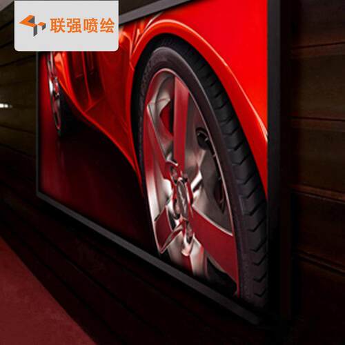 厂家供应3p布喷绘 UV喷画打印加厚灯片 灯箱布打印