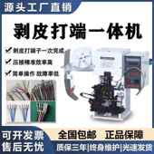 自动剥打机连剥带打端子机护套线多芯线多功能剥皮打端一体压接机