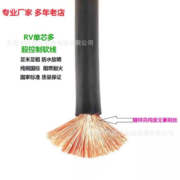 新能源电池连接线汽车充电线RV6-35平方105度耐高低温纯铜足平方