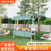 地摊摆摊展示架集市摊位市集网红夜市可折叠花车户外促销 移动架子