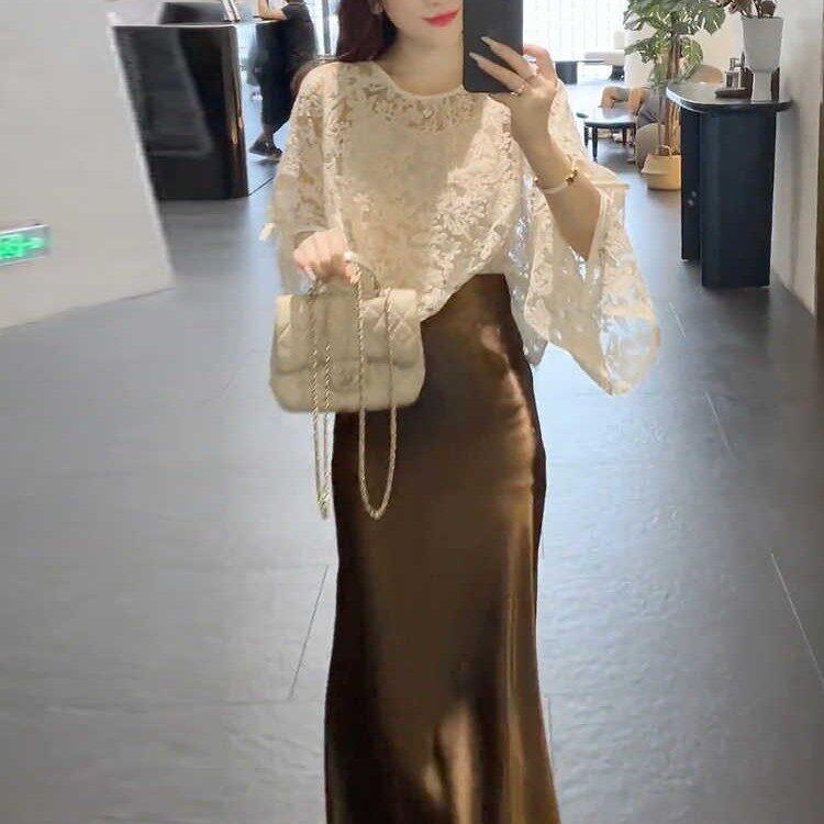 香港夏季高级感花朵刺绣镂空防晒衫外套女薄款小香风气质蕾丝衬衫