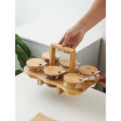 手提调料盒厨房家用盐罐调味罐调料瓶佐料盐糖瓶火锅店蘸料罐商用