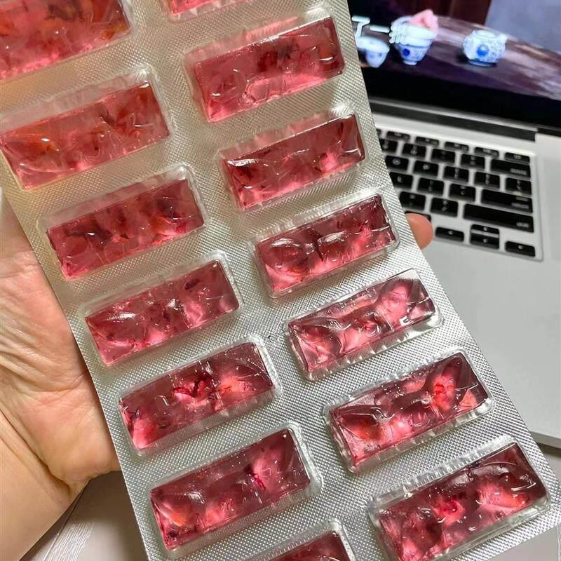 玫瑰酸角糕云南特产玫瑰花酸角汁糕点芒果糕凝胶软糖果小吃零食品
