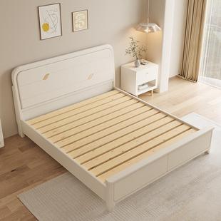 主新中式 全实M209木双人床1.8米卧代轻奢简公主床1极.现5m储物结