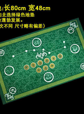 五帝钱七星红地毯入户铜钱地垫入户大门口乔迁东北南西门对门脚垫