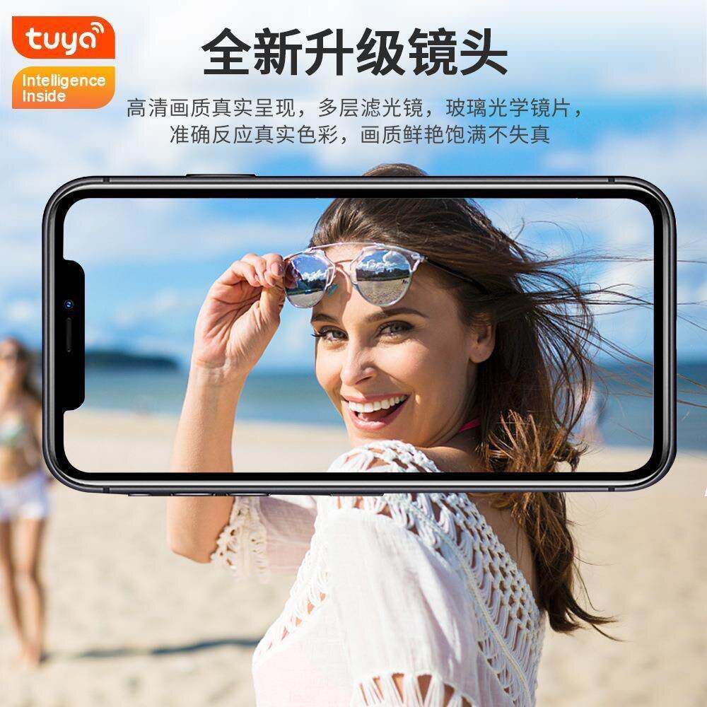 涂鸦智能500万超高清48v/Poe网线供电DC监控摄像头室内外防水防尘