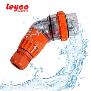 弯式 插头澳标花园插头4P20A 插头插座IP66插头56PA420 澳式 4孔20A