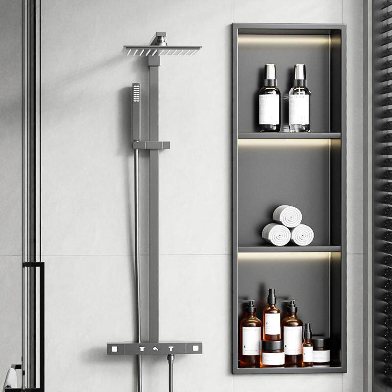 不锈钢壁龛柜卫生间成品嵌入式浴室专业网红置物架电视背景墙定制