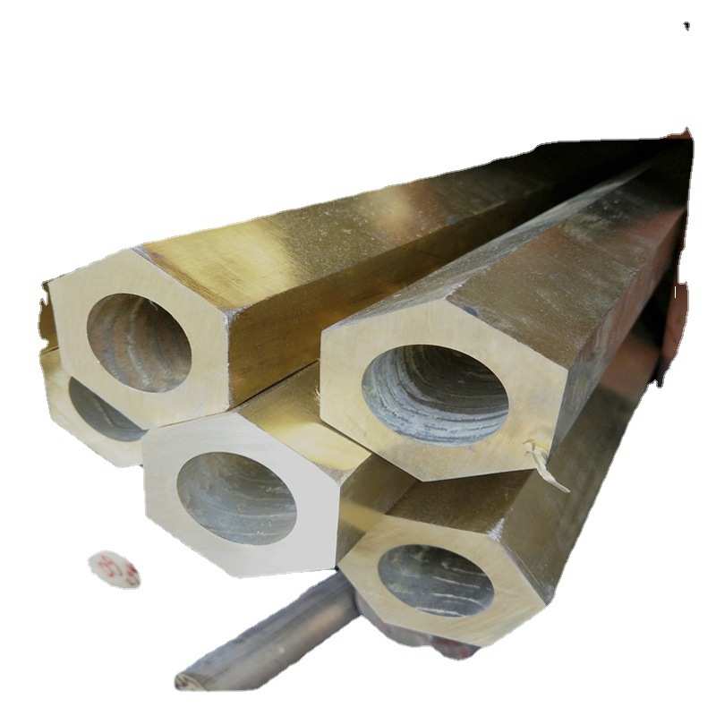 铜管销售 批发零售六角黄铜管 对边59黄铜管 六角空心铜棒 黄铜棒