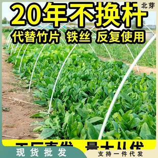 棚架帐篷杆蔬菜塑料棚拱棚支架小棚弯杆玻纤棒搭菜地弓型龙骨架内