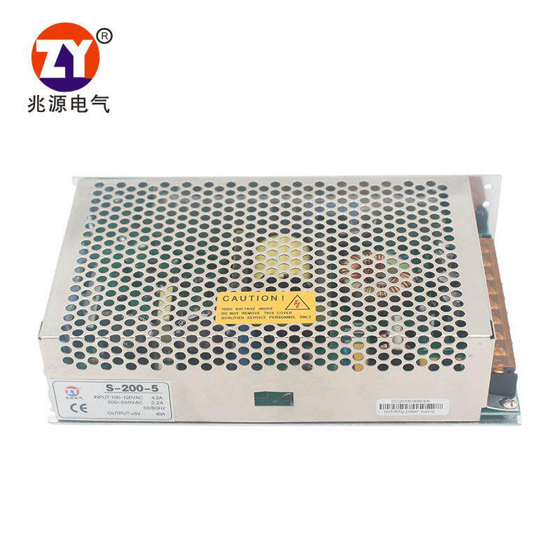 5V开关电源 LED开关电源 S-200-5 5V40A 门头显示屏开关电源DC5V