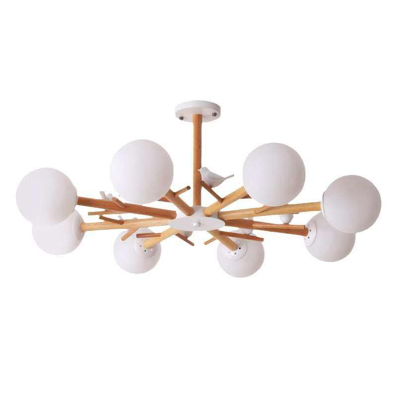 吸顶灯风格吸顶灯具客厅木质田园北欧餐厅实木ins灯清新卧室小鸟,家装灯饰光源,智能吸顶灯,淘宝优惠券,粉丝福利购,淘宝优惠卷