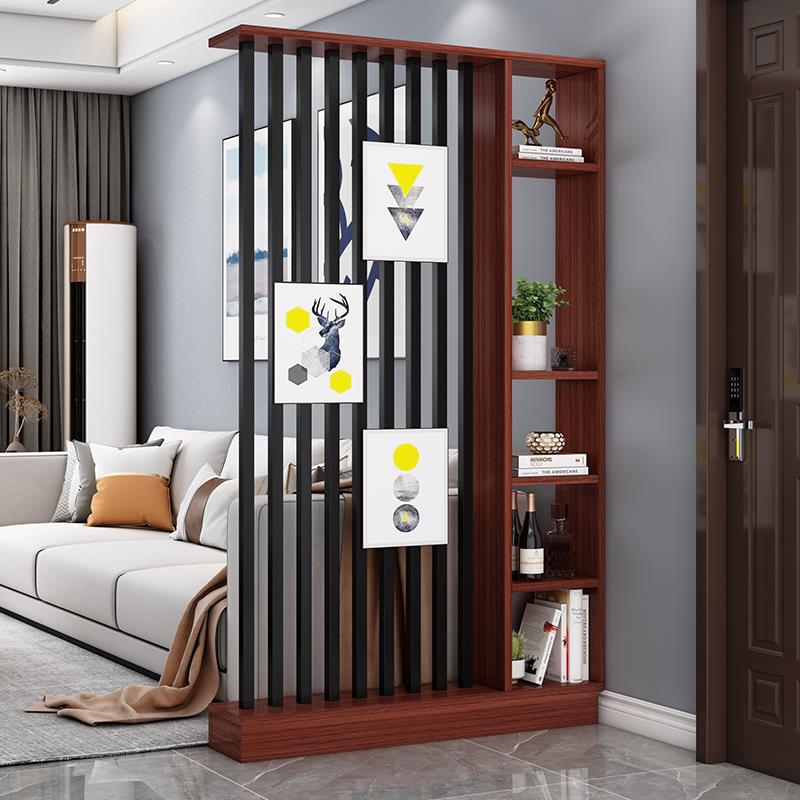 简约现代新中式小户型家用正对门屏风隔断玄关柜客厅进门遮挡定制