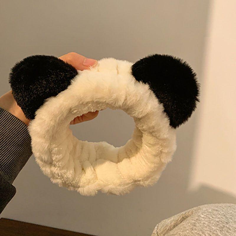 熊猫发带发带洗脸发箍化妆发饰