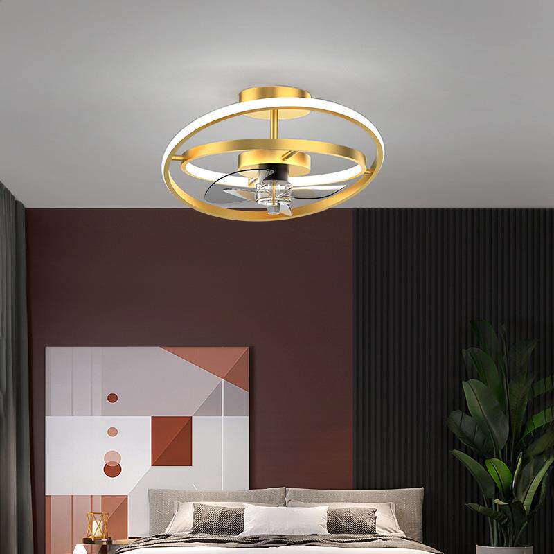 2023年新款卧室灯吸顶灯带风扇灯吊扇灯卧室餐厅大风轻奢静音灯具