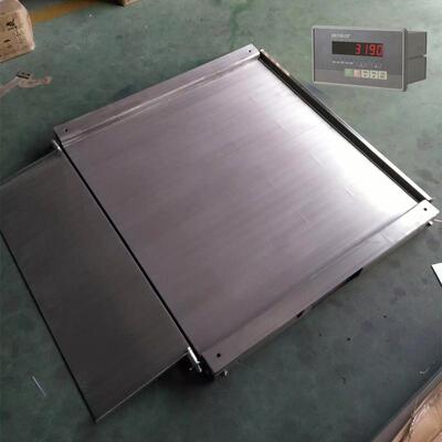 4-20mA开关量信号输出不锈钢电子地磅3000kg不锈钢平台秤带模拟量