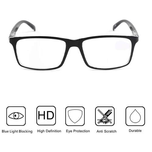 Reading Glasses for Men Women Sports Anti-blue Light Reading
