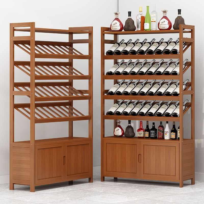 实木红酒架置物架红酒架子家用客厅展示架餐厅置物架落地红酒威东