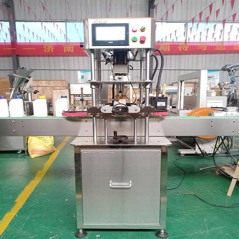全自动旋盖机 济南现货自动拧盖机 智能高速四爪式搓盖机