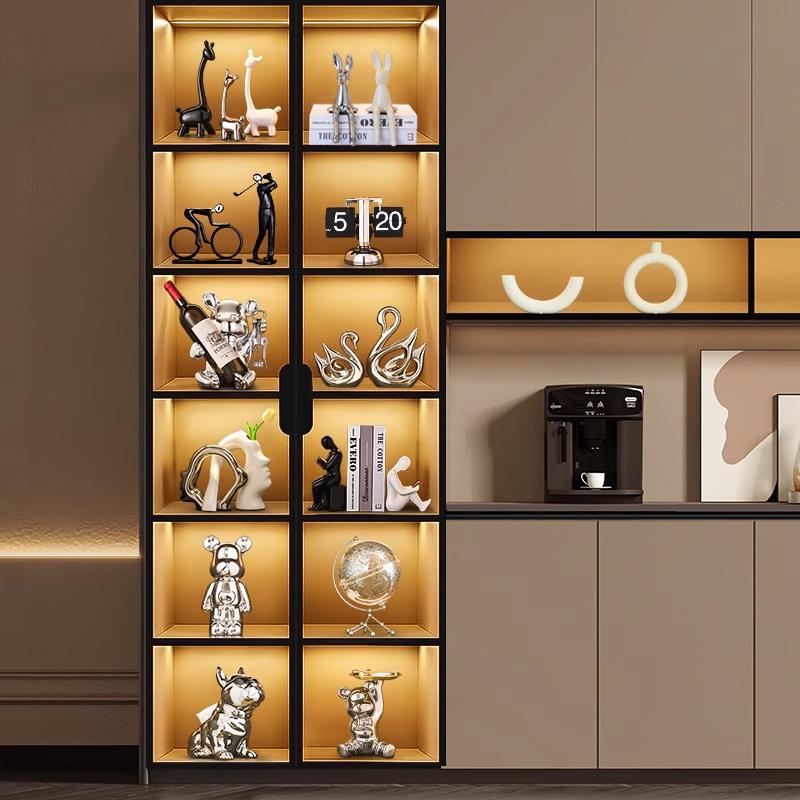 V3FP轻奢现代大气酒柜装饰品摆件红酒架客厅餐边柜电视柜