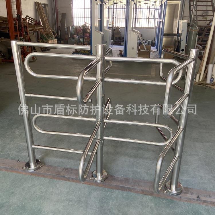 人行通道广告闸门 超市出口单向限流防逆行转闸 现货供应