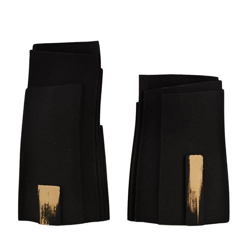 轻奢简约陶异形花JMA瓶摆件客厅售楼工艺样板瓷房插花器餐品桌处