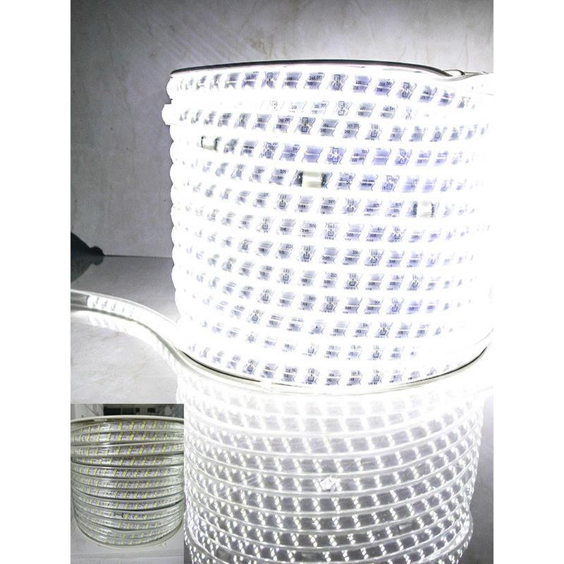 led灯带100米220V户外工程照明户外防水养殖塔吊工地地下室24V36V