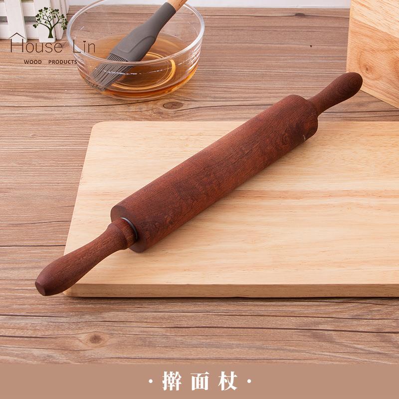 厂家厨房木制擀面杖饺子皮擀面棒家用烘焙工具木制擀面棍