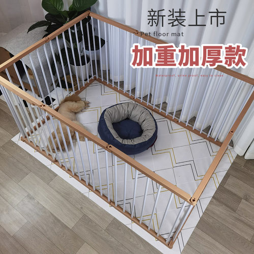 护栏宠物围栏围栏狗狗室内狗笼子小型犬狗栅栏批发八角阳台铁丝床
