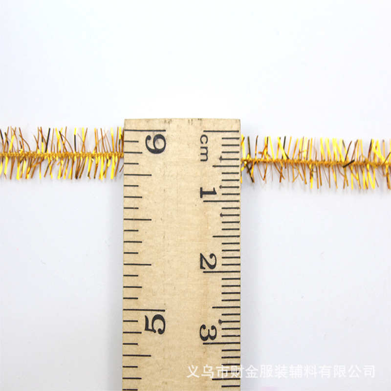 软8公里家居金银服装辅料饰金色新款丝线邊纱线精致花丝线毛毛