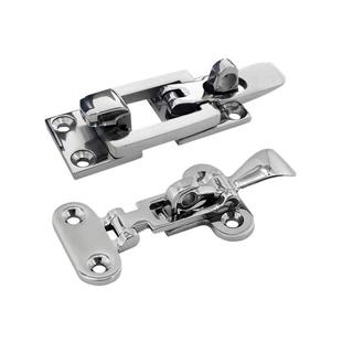 游艇锁扣船舱316不锈钢锁扣船舶重型门锁船用箱包锁扣快艇舱盖锁