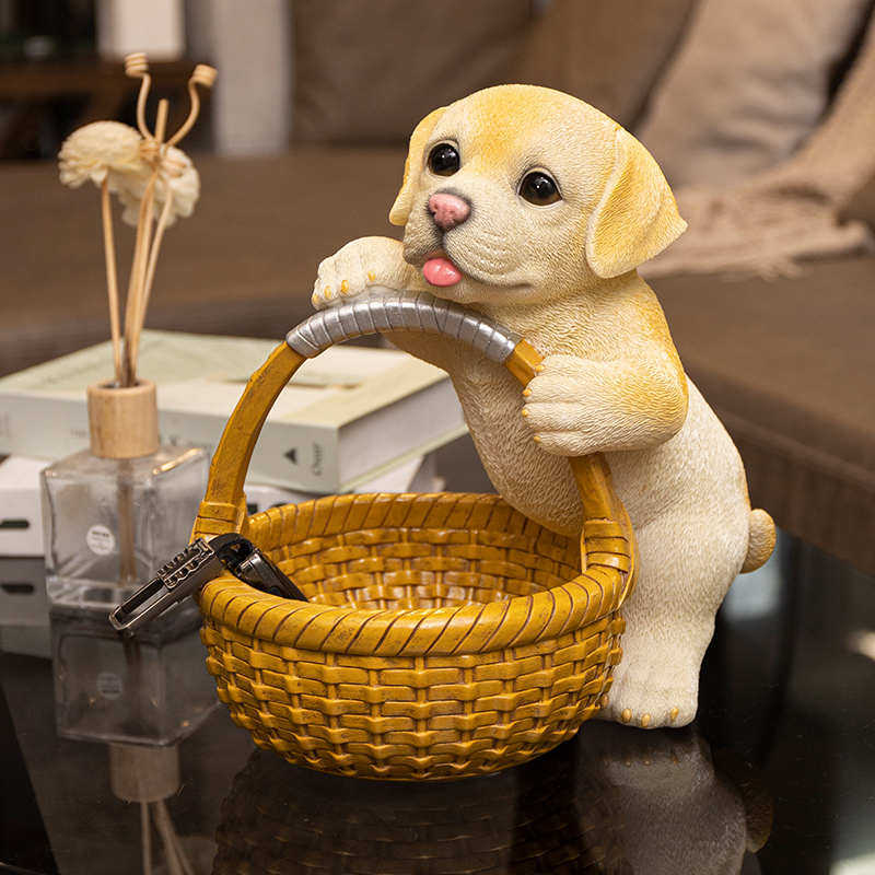 家点靓玄关收纳摆件美式家居饰品客厅装饰门口鞋柜上放钥匙小马小