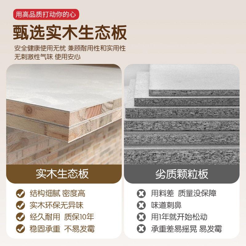 书桌衣柜一体小户型家用卧室电脑桌书架书柜组合柜子儿童房写字台