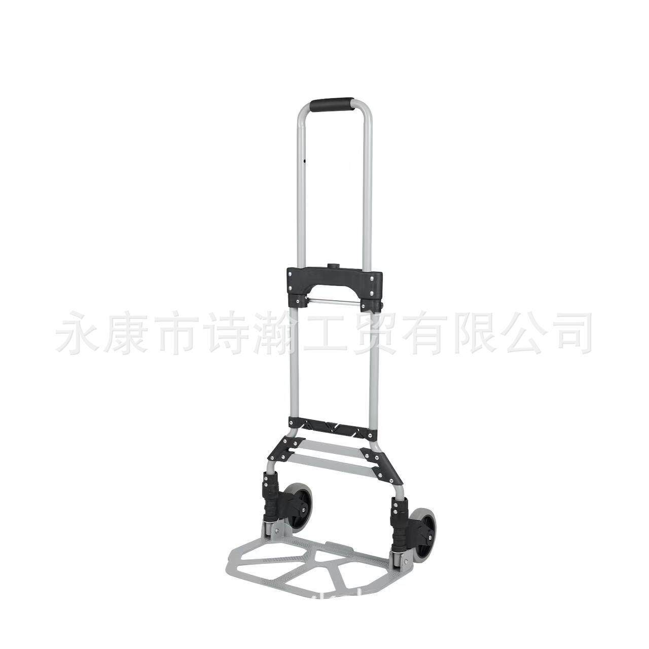 永康家用静音型铝合金推车小推车拉杆车户外拖车手拉车小拉车折叠