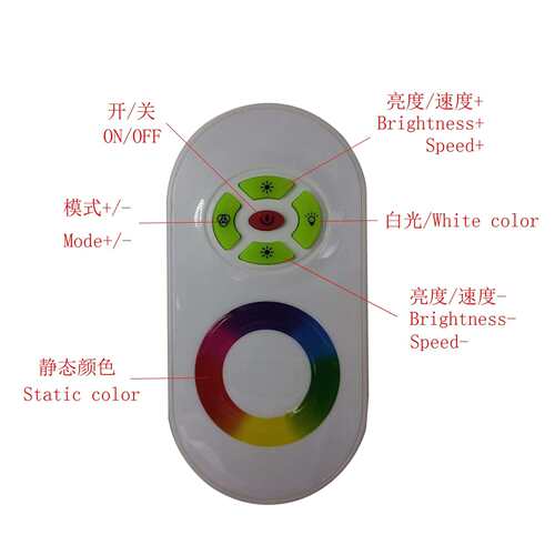 全触摸RGB铁盒射频控制器 12-24V低压COB灯带 LED灯具调光调色器