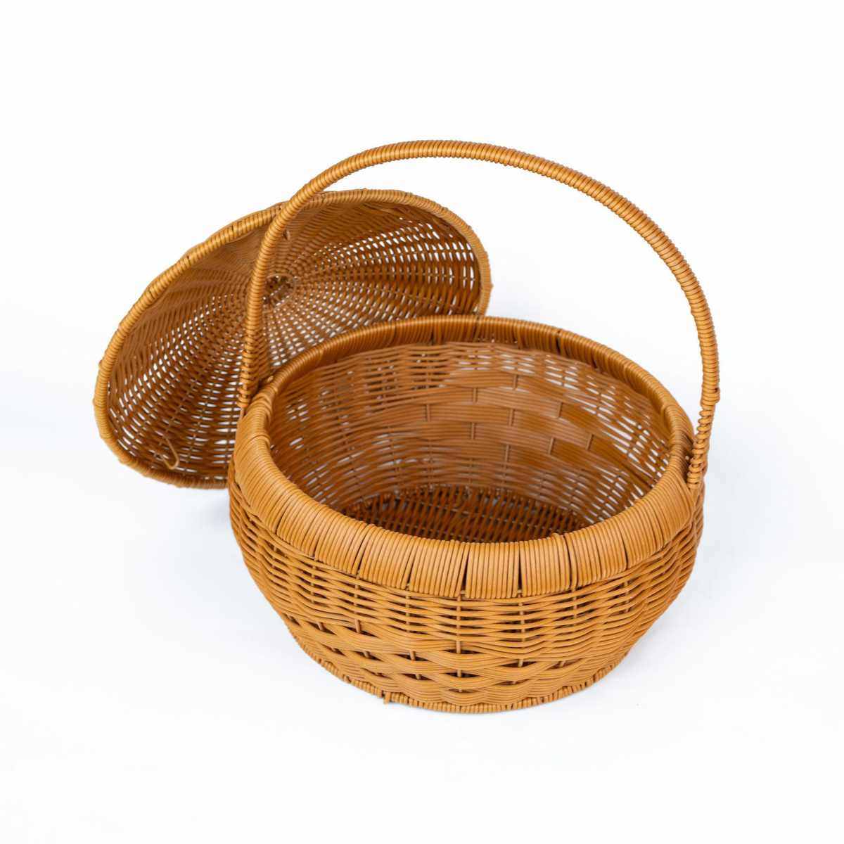 收纳手提篮手工防藤编织大容量菜篮子野餐篮水果篮购物篮家用超市,收纳整理,其他收纳篮,淘宝优惠券,粉丝福利购,淘宝优惠卷