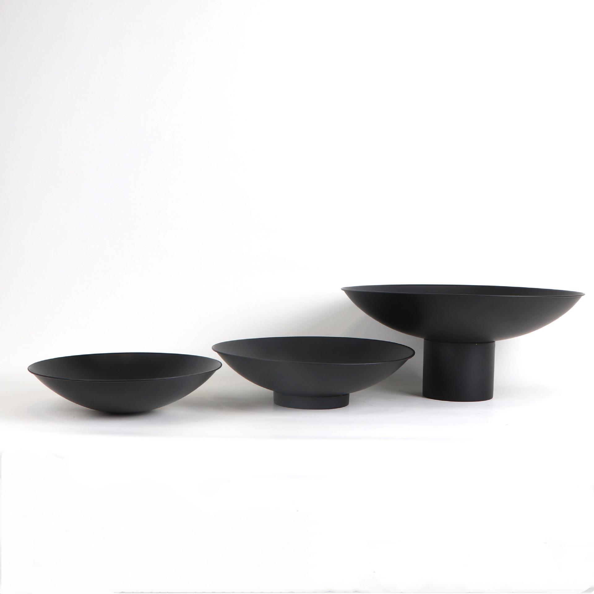 新中式件铁艺圆形装饰果盘花器摆403版样房间几酒店售楼处软装茶