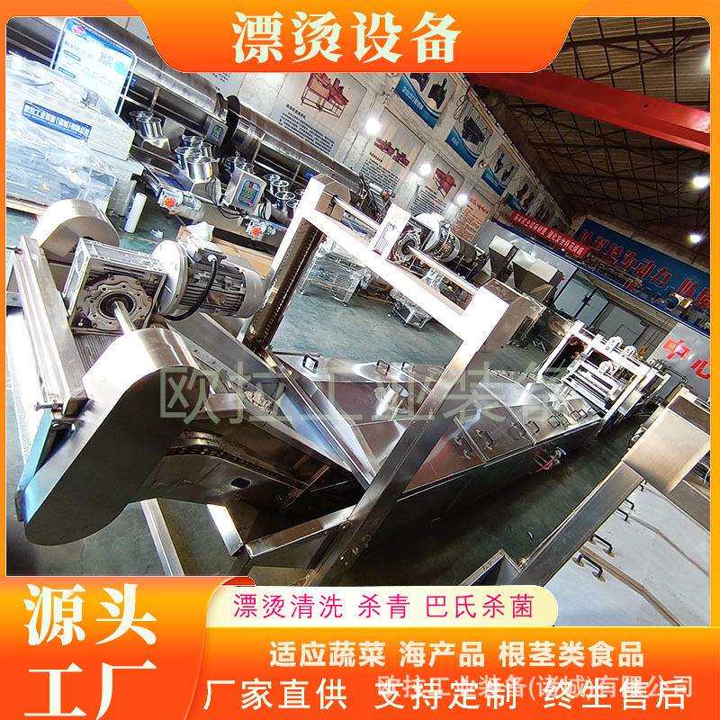 水果罐头腌黄瓜巴氏杀菌机 全自动果蔬漂烫机 全自动巴氏杀菌流水