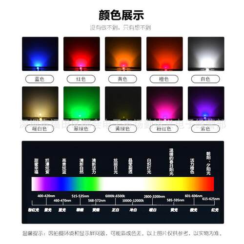 贴片灯珠5050暖白 LED暖白发光二极管 高亮广告模组灯条