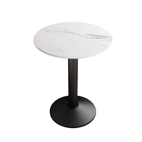 岩板餐桌商用餐饮酒店桌椅餐厅食堂奶茶咖啡快餐店方桌洽谈小圆桌