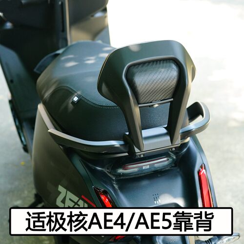 适极核电动车AE4se/pro/MAX铝合金扶手靠背后座靠垫AE5i改装配件