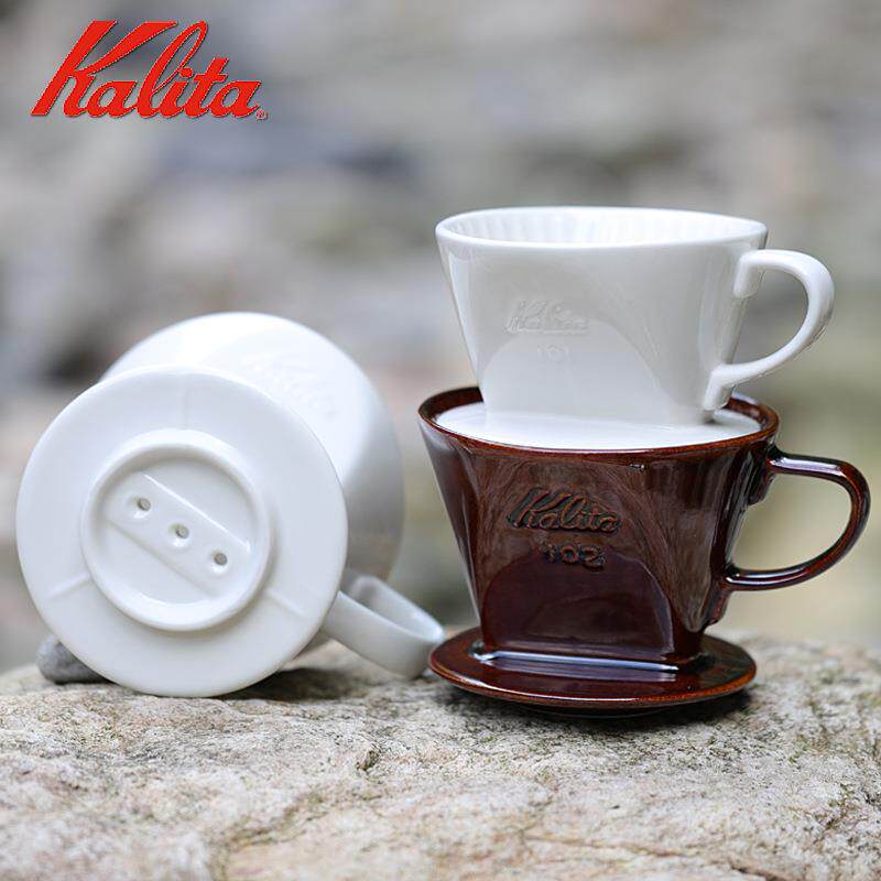 日本ALITA冲陶瓷扇形滤杯101/102TQM号三孔滴滤式咖啡过滤K手杯